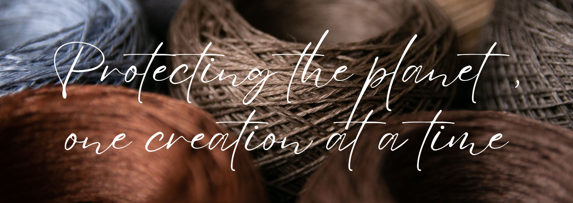 natural yarns to help protect the planet