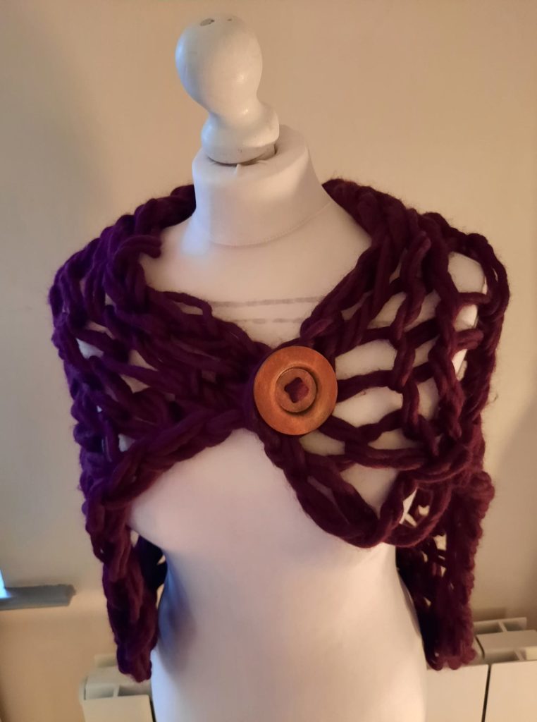 no needles knitting